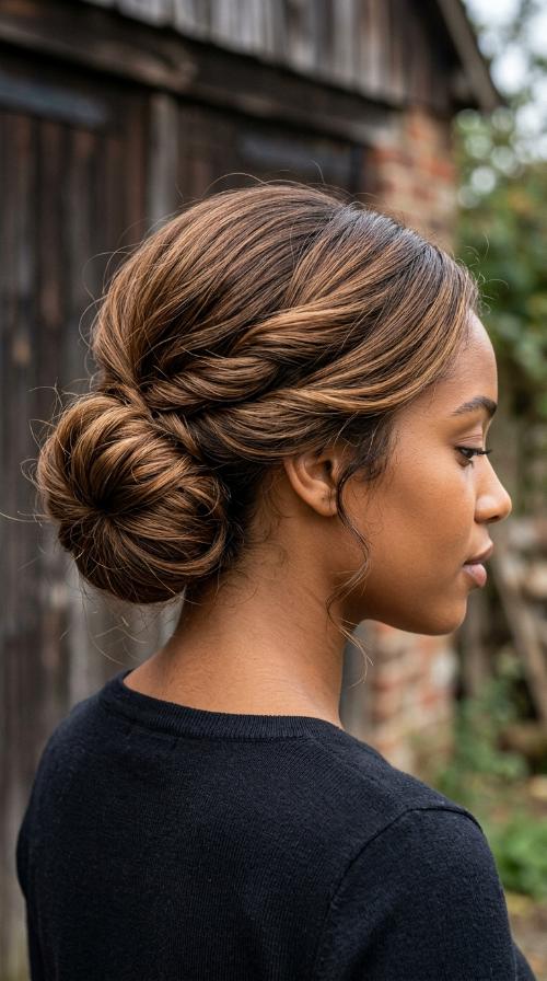 Sleek Low Bun