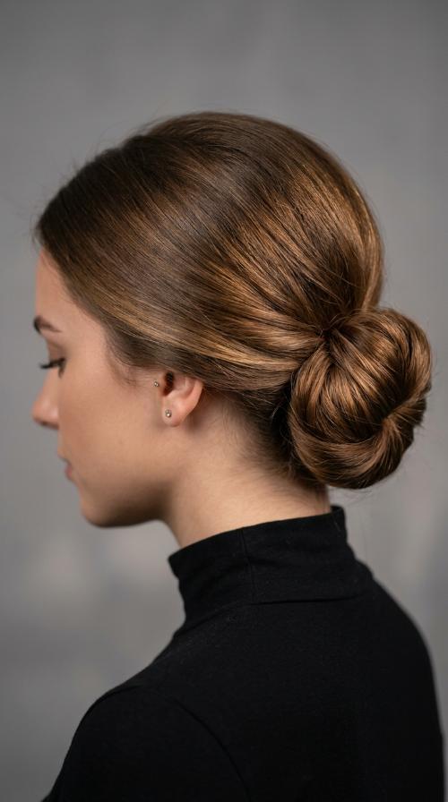 Sleek Low Bun