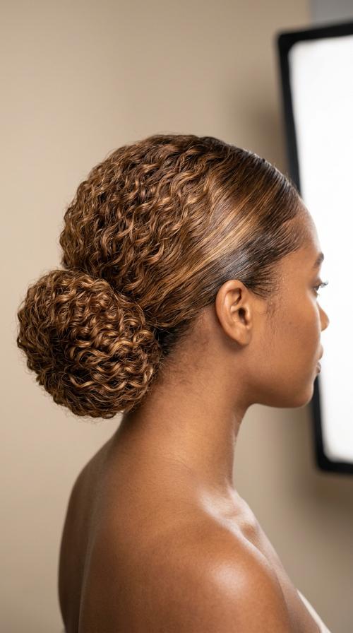 Sleek Low Bun with Gel