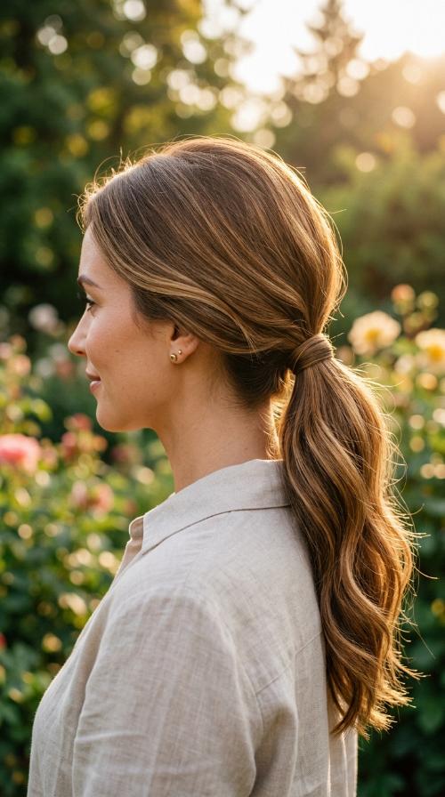 Sleek Low Pony