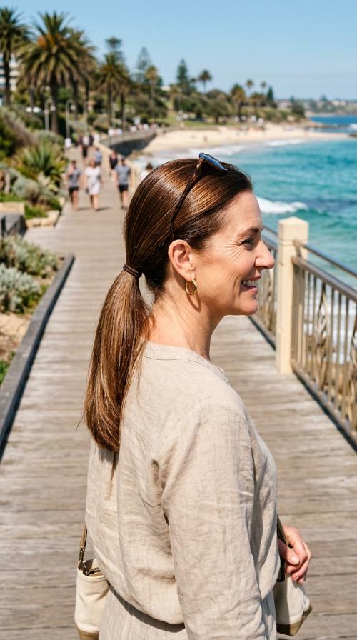 Sleek Low Ponytail