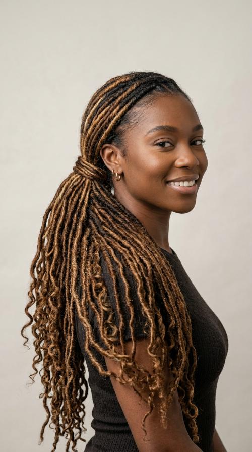 Sleek Low Ponytail