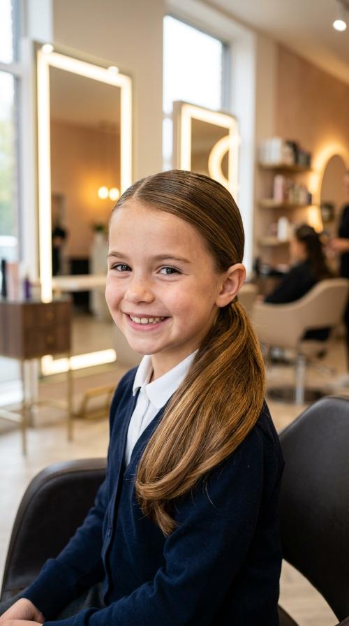 Sleek Low Ponytail