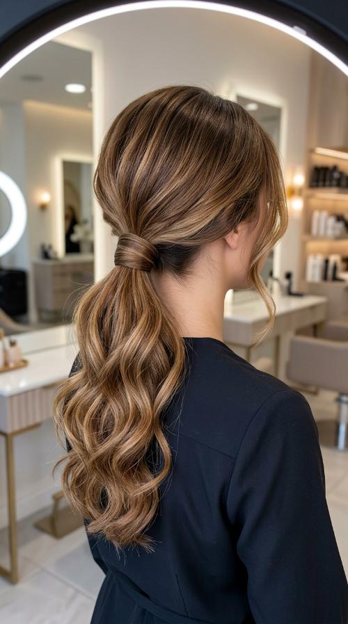 Sleek Low Ponytail