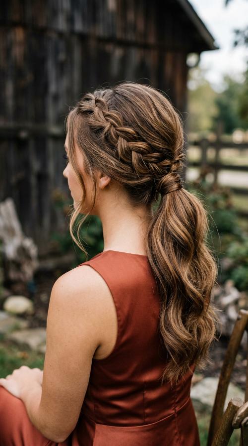 Sleek Low Ponytail
