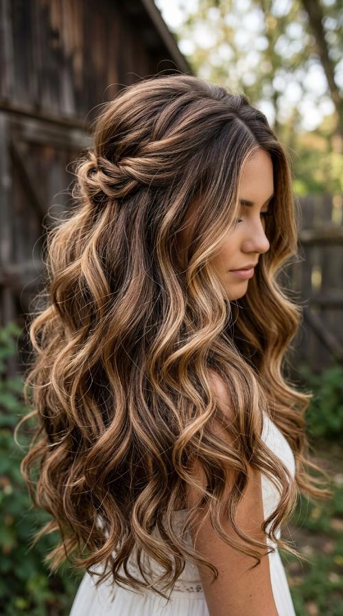 Sleek Middle Part