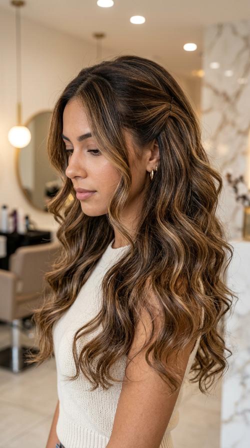 Sleek Pinned Back Sides