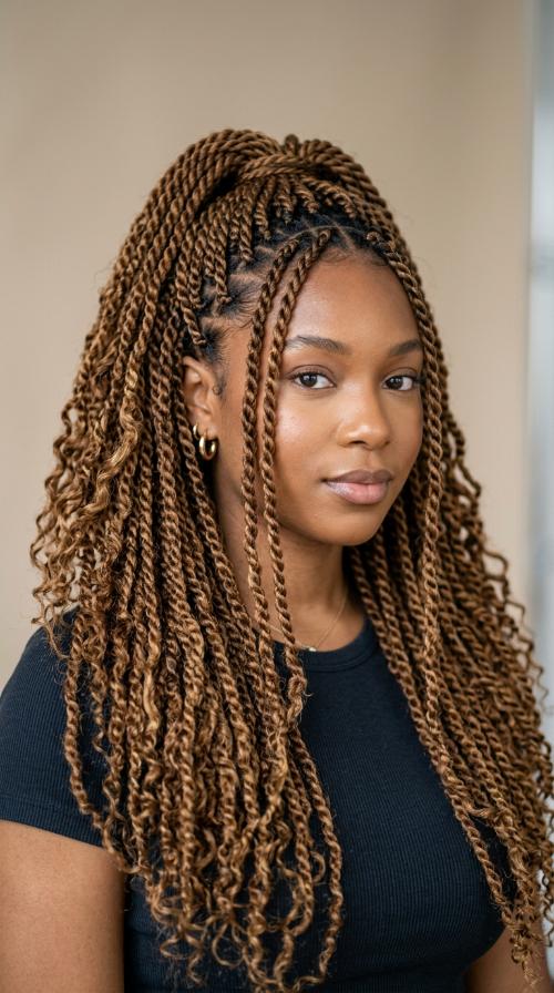 Sleek Senegalese Twists