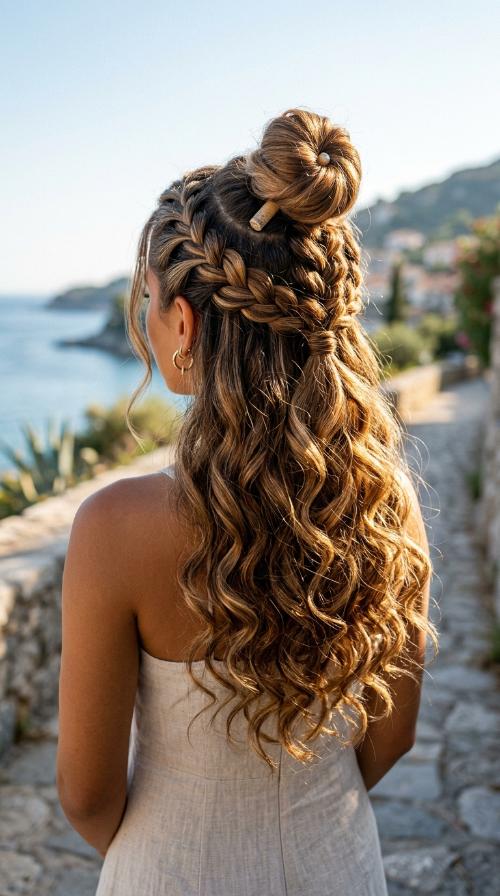 Sleek Top Knot with Wax Stick