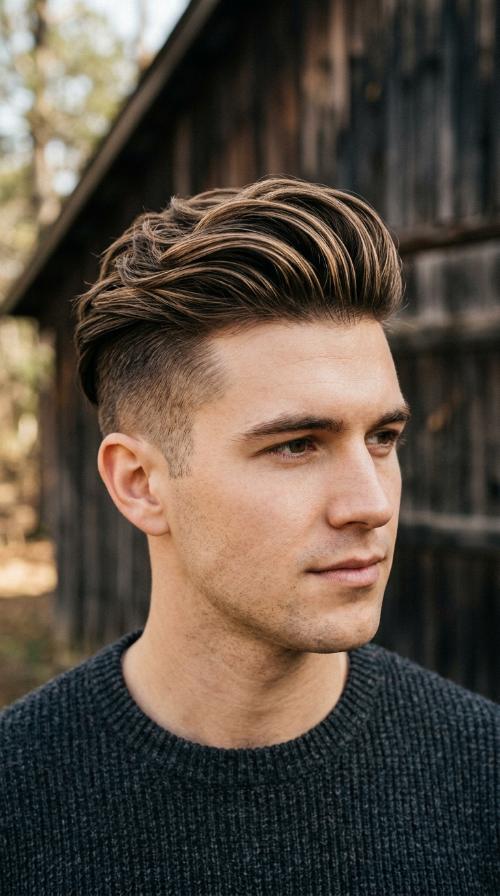 Slicked Back Undercut