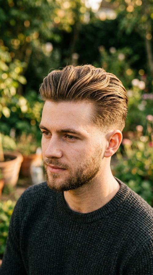 Slicked Back Undercut