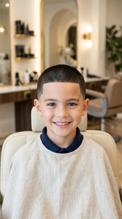 Smooth Buzz Cut with Edge