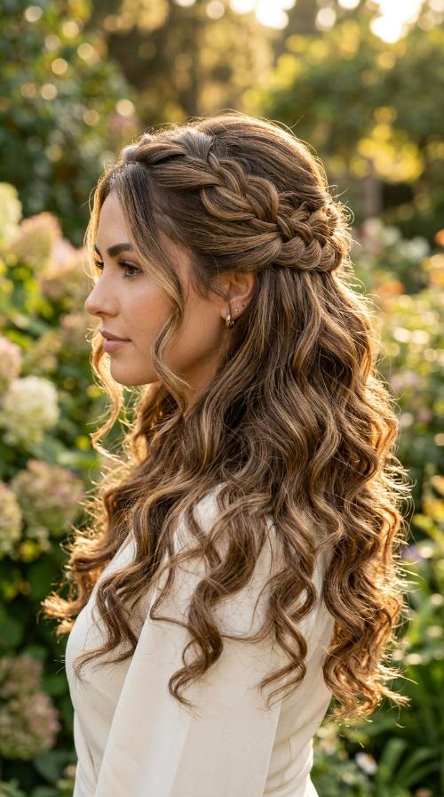Smooth Half-Up Half-Down