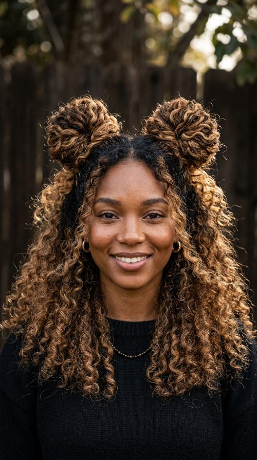 Snoopy Ear Space Buns