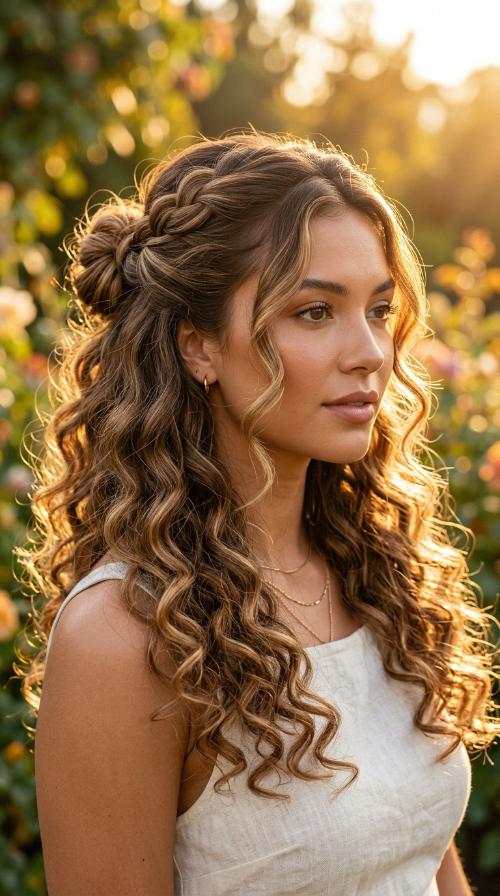 Sock Bun Curls