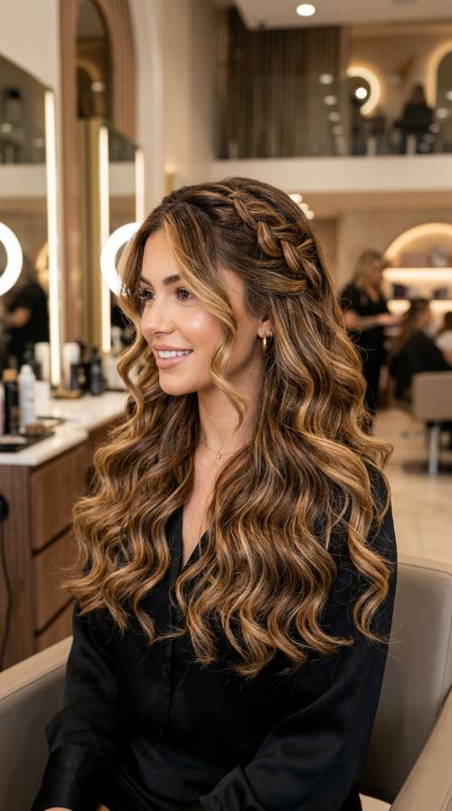 Soft Glam Hollywood Waves