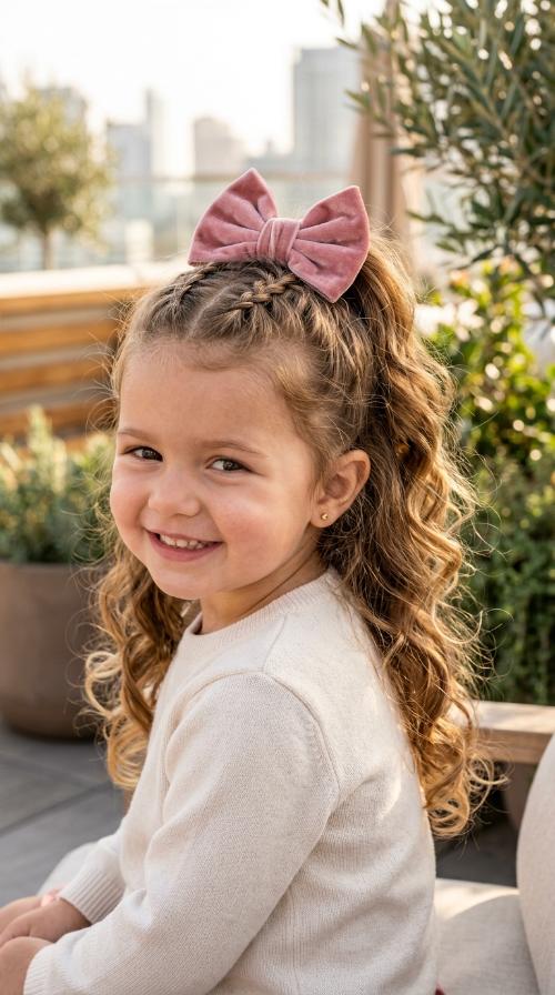 Soft Velvet Bow Pony