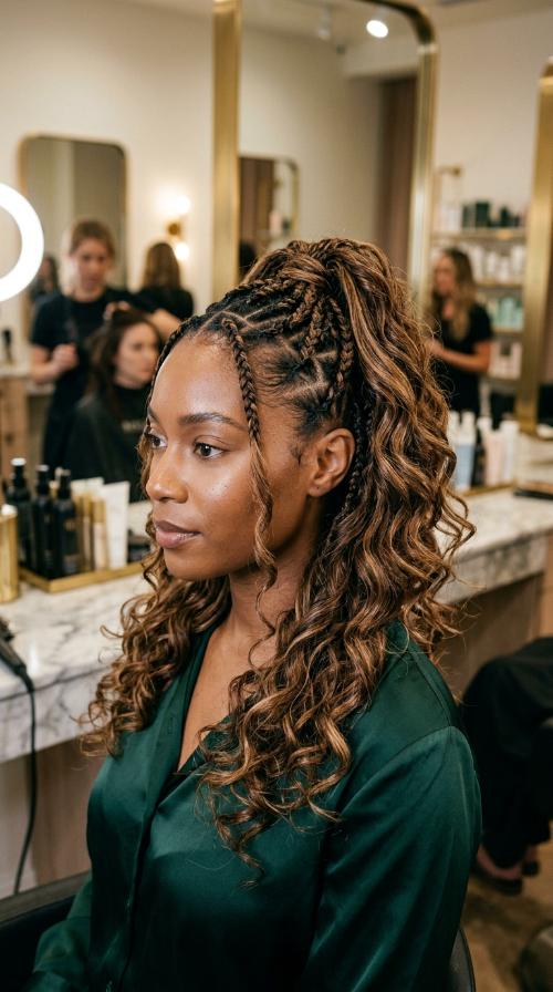 Soft Wave Transitioning Ponytail