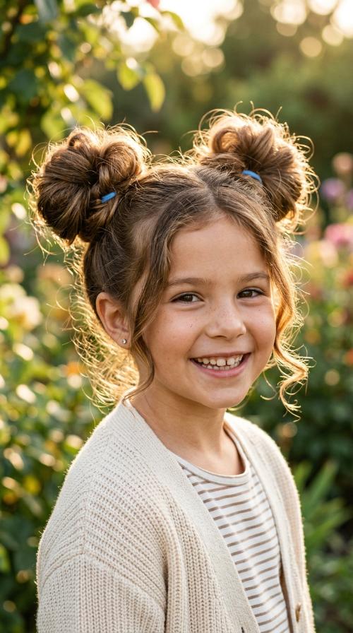 Space Bun Pigtails