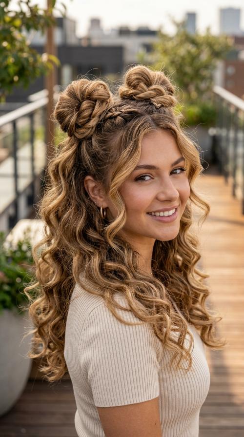 Space Buns with a Twist