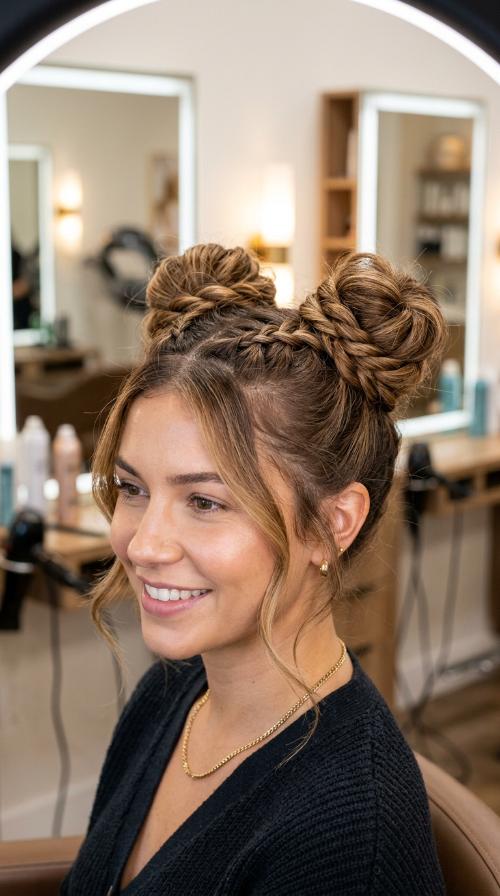 Space Buns with a Twist