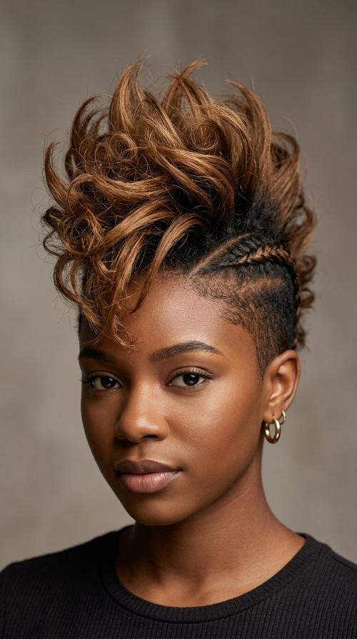 Spiky Punk Mohawk