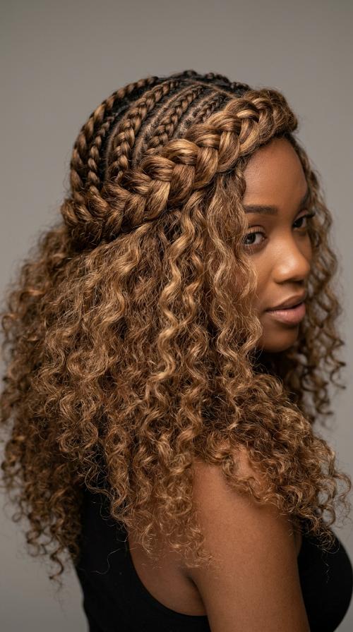 Spiral Crown Braid