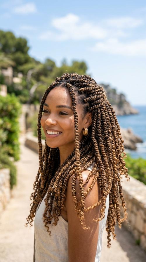Spring Twists with Highlights
