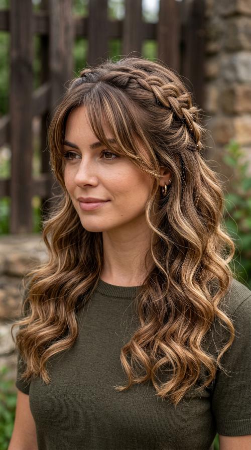Subtle Curtain Bangs