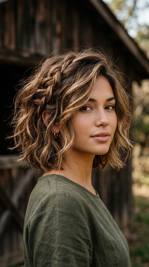 Sun-Kissed Choppy Bob
