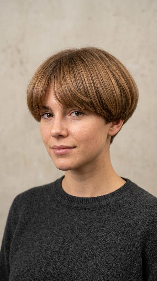 Symmetric Bowl Cut