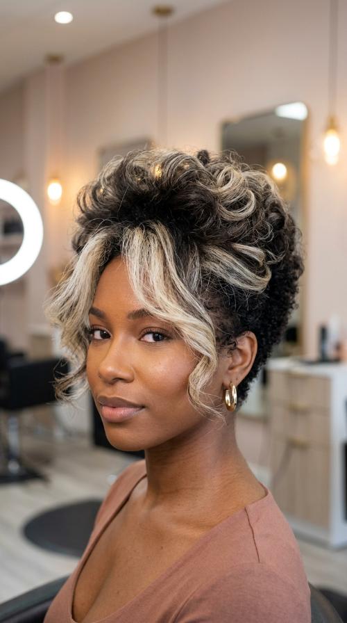 Tapered Cut with Platinum Accents
