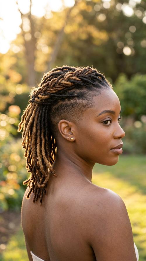 Tapered Fade with Locs