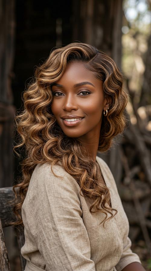 Tapered Finger Waves