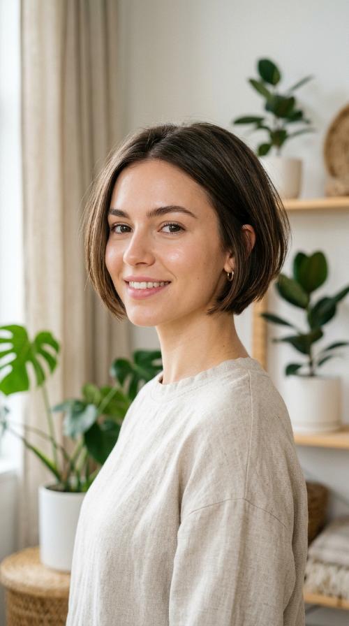 Tapered Nape Jaw Bob