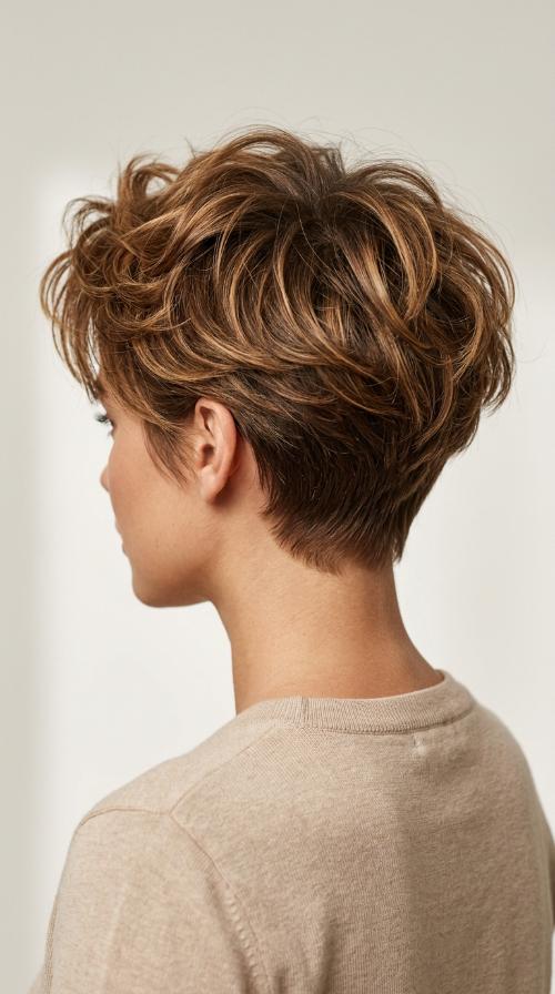 Tapered Nape Pixie