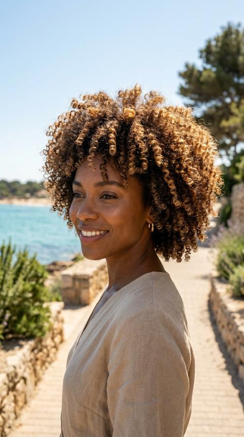 Tapered Natural Curls