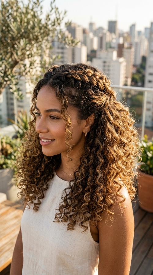 Tapered Natural Curls