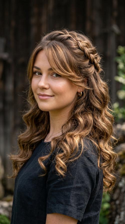 Tapered Side Bangs