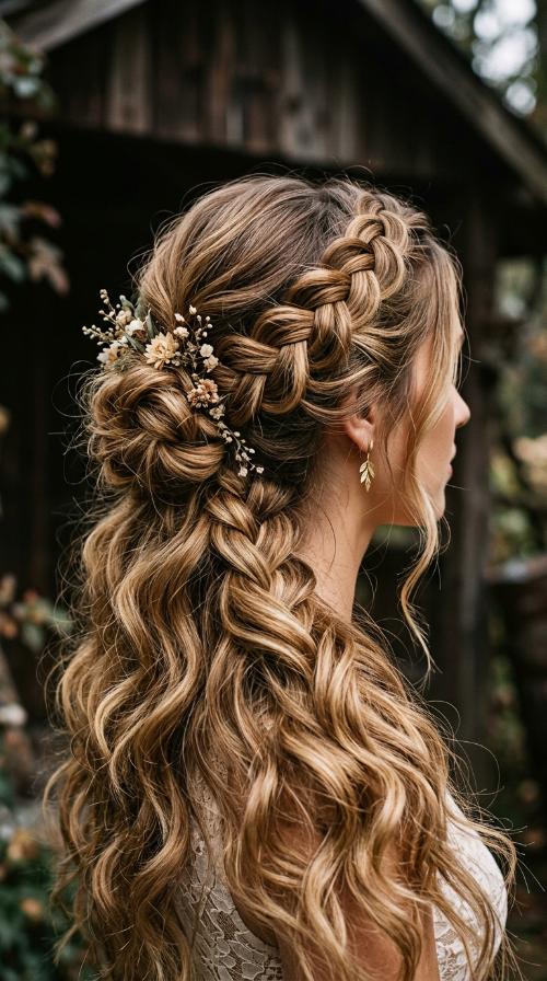 Textured Boho Dutch Braid