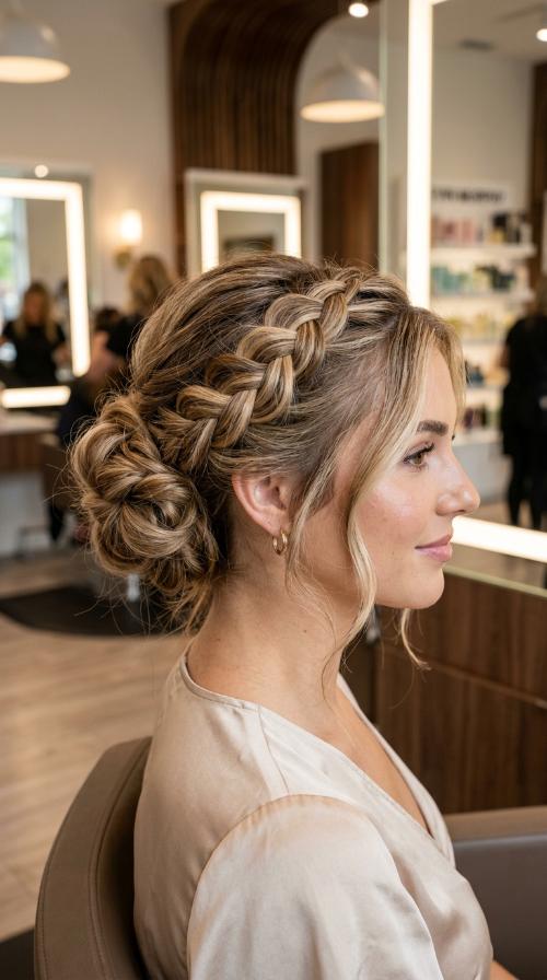 Textured Bun for Champagne