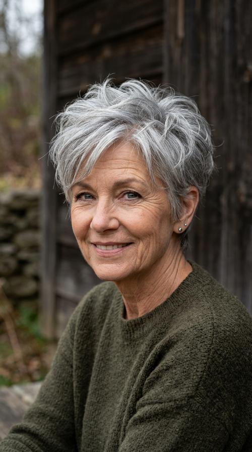 Textured Choppy Pixie