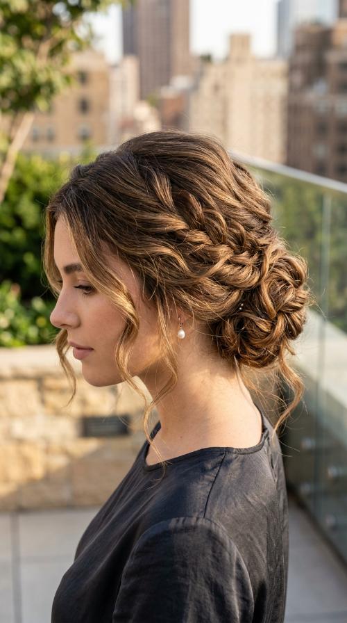 Textured Low Chignon