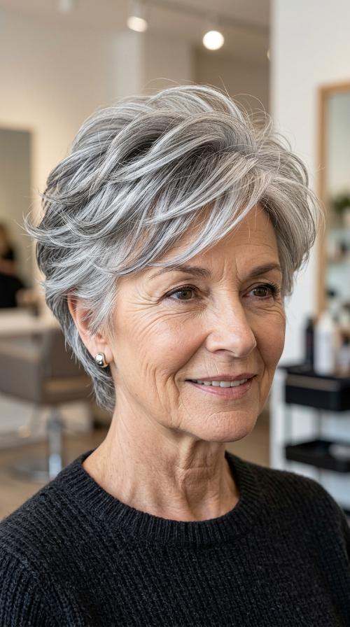 Textured Pixie Cut
