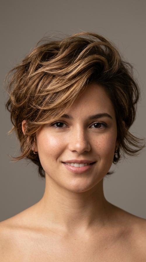 Textured Pixie Cut