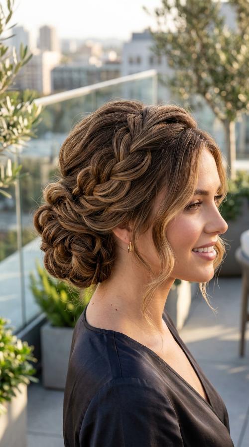Textured Side Bun