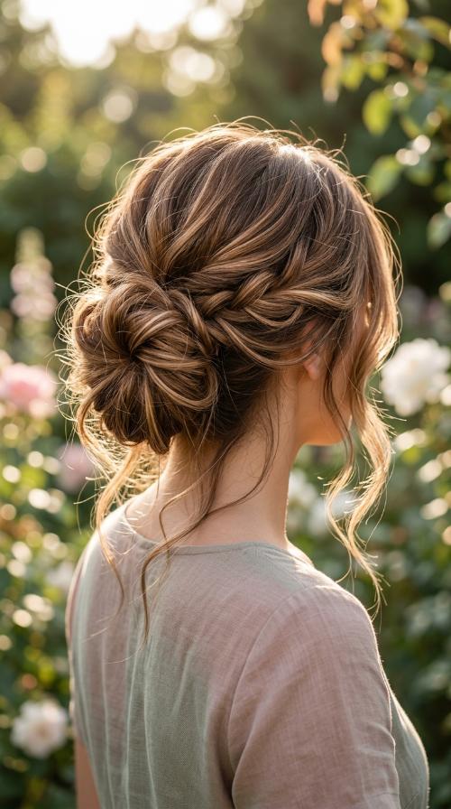 Texturized Messy Bun