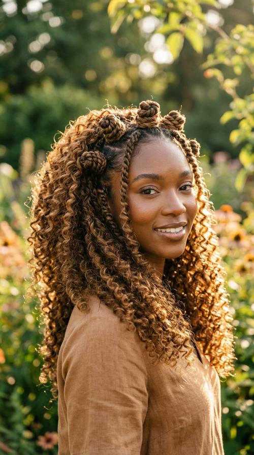 The Bantu Knot Accents