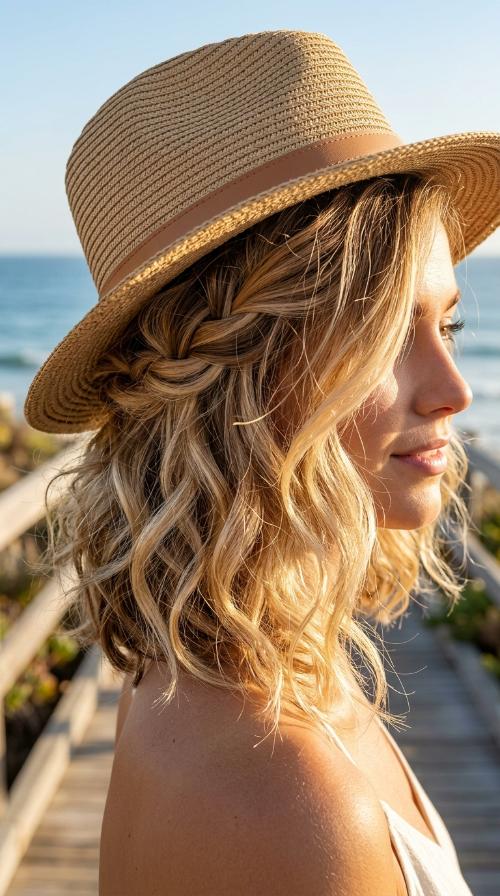 The Beach Hat Tuck