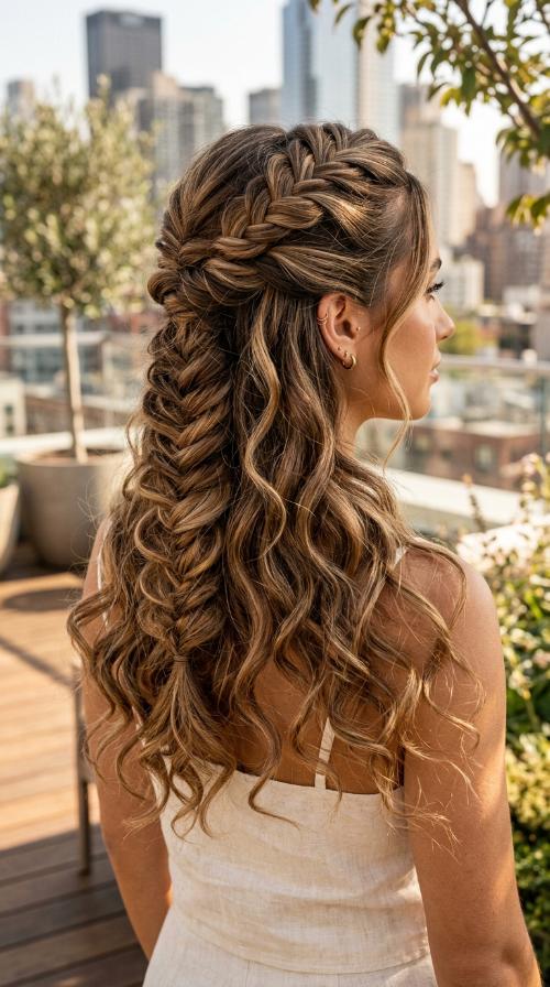 The Boho Fishtail Braid